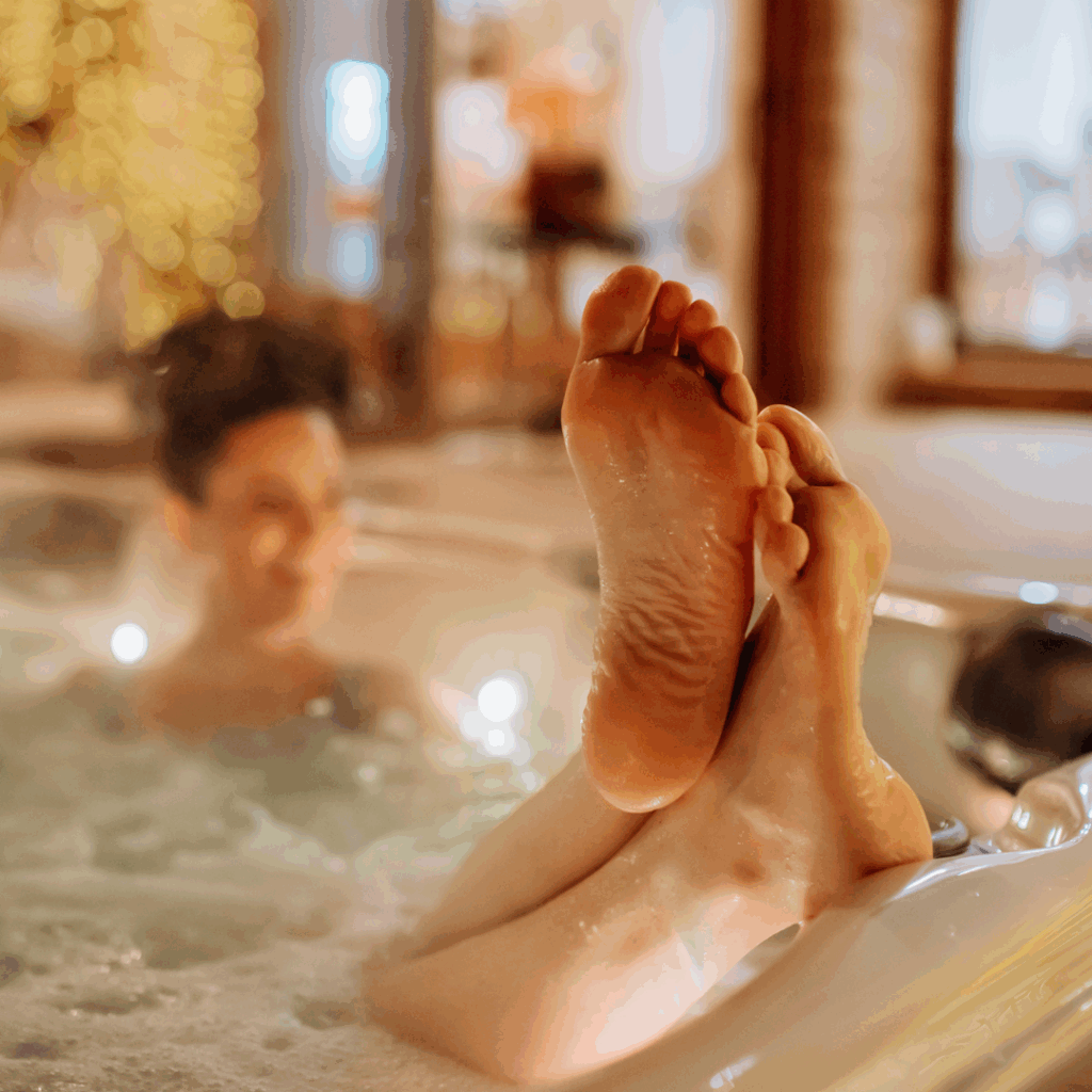 Relaxen in de Wellness Tub Spa