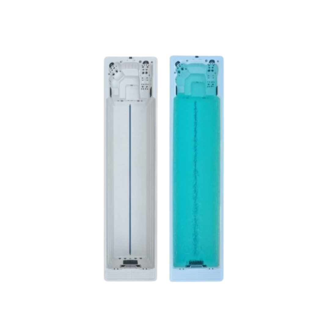 zwemspa wellness tub transparant