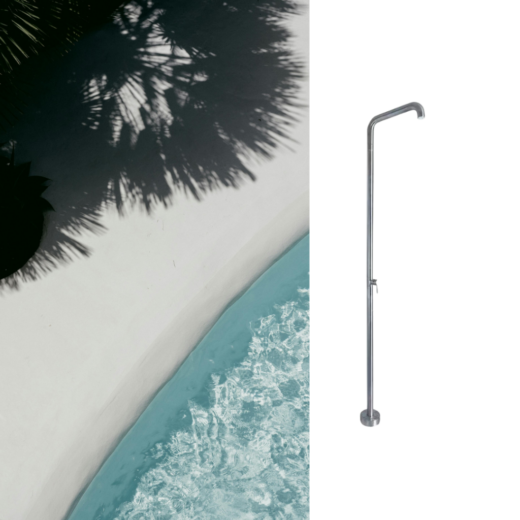 Flow Outdoor Shower Swimming pool palmtree