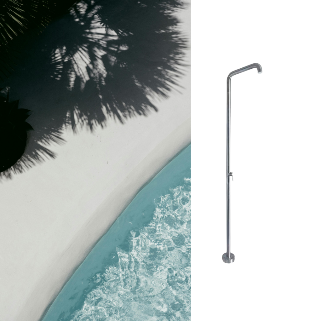 Flow RVS Outdoor Shower Wellness Tub Swimming Pool