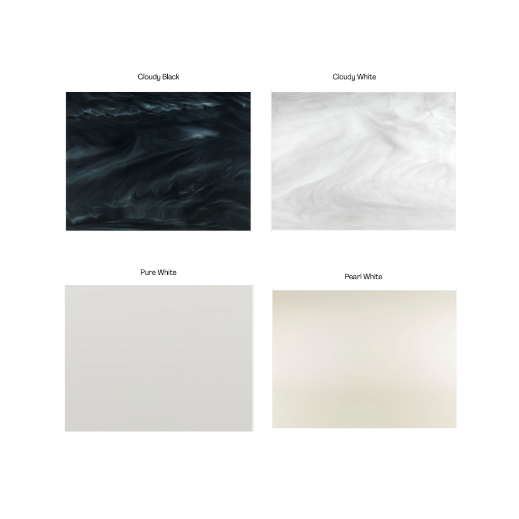 Vier kleuren Acryl Aristech