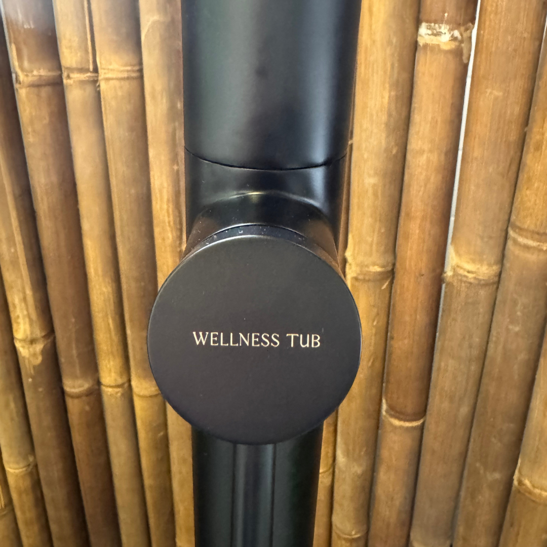 Buitendouche Flow zwart RVS316L WELLNESS TUB