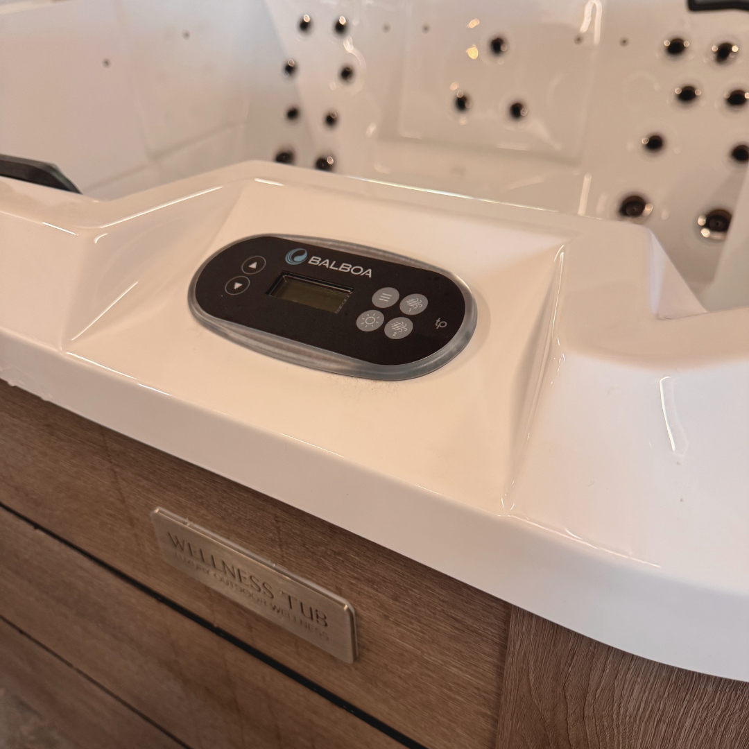 Wellness Tub Ultimate spa 002 Eco - The Art of Outdoor - Wellness teak pure white