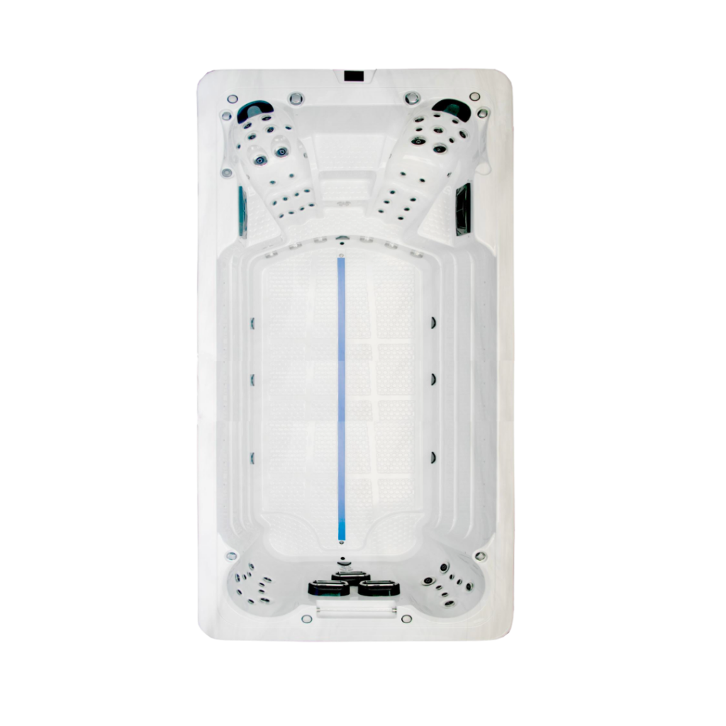 Ontdek de luxe Zwemspa Aquadance 1000 van Wellness Tub