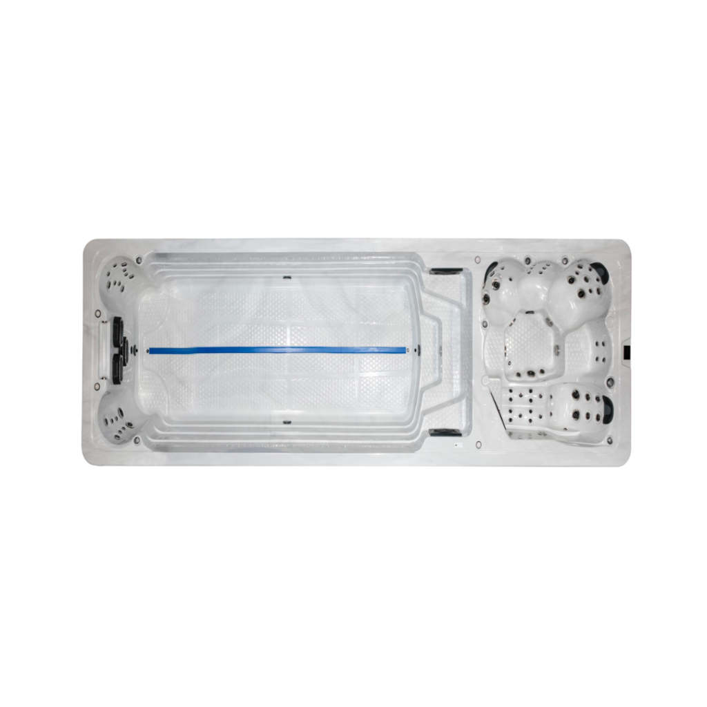 Ontdek de premium swimdance zwemspa 800 van Wellness Tub